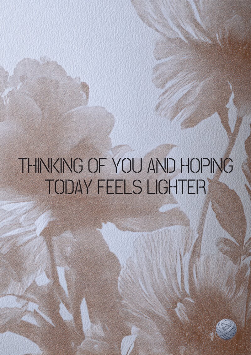 Thinking of you card