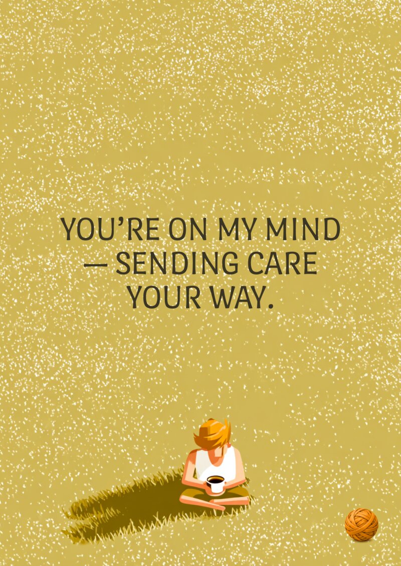 Thinking of you card